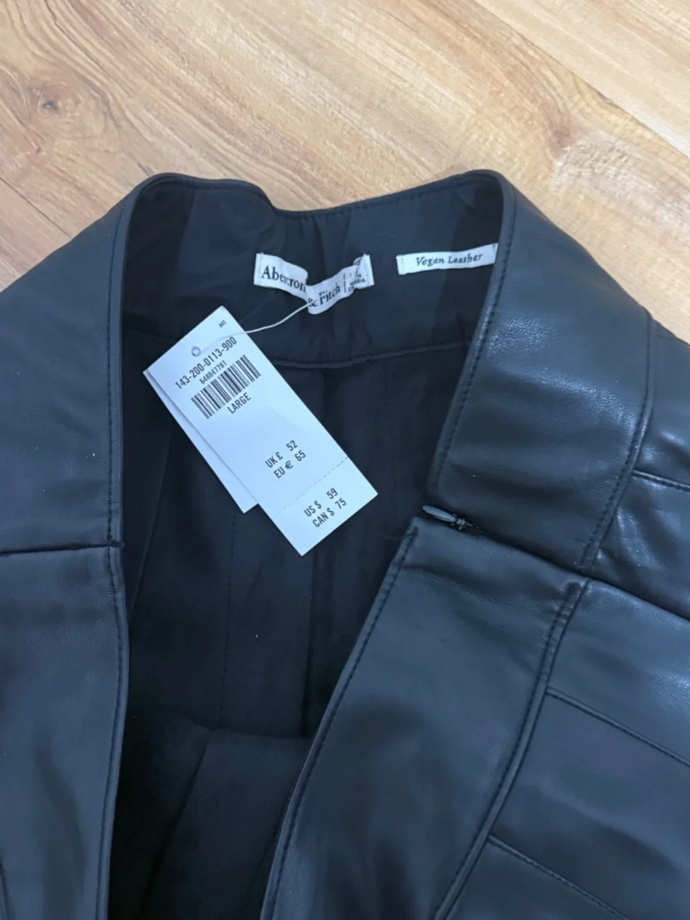 Abercrombie leather skirt